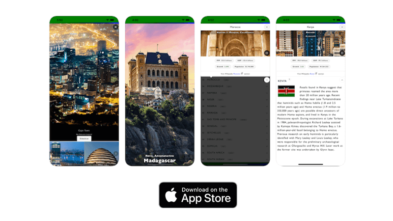 African Countries iPhone® App