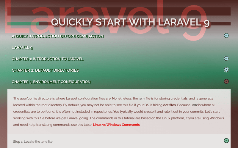 Quickly Start with Laravel 9