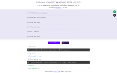 Web Socket Front-End