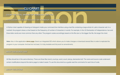 Python CLI Chart Source Code Guide