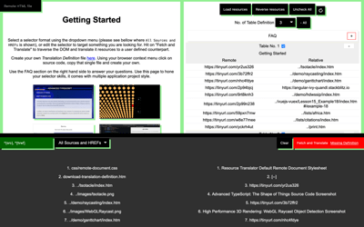 Client-Side Resource Translator